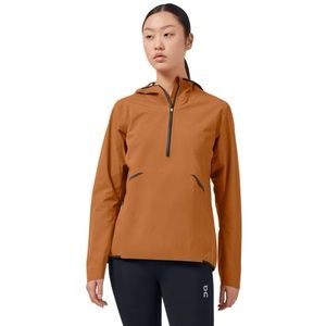 NWT On Cloud Running Jacket Half-Zip Anorak Waterproof Packable Hooded Pullover